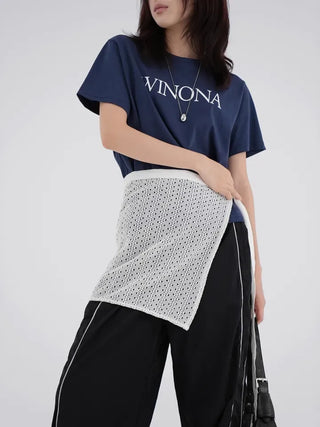 Kming Crochet Wrap Skirt