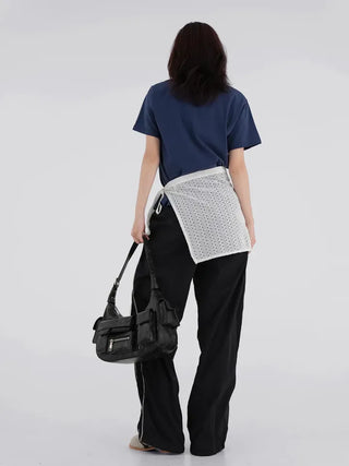Corbin Round Neck Lettering Short Sleeve