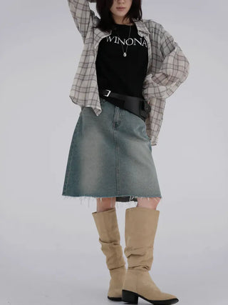 Corbin Round Neck Lettering Short Sleeve