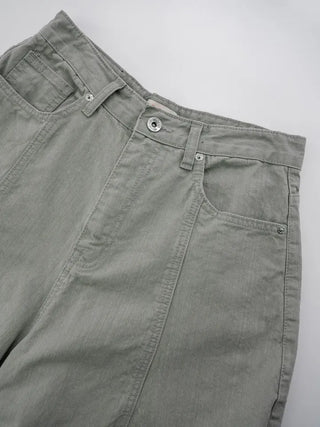 Erel Folded Balloon Fit Bermuda Pants