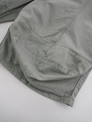 Erel Folded Balloon Fit Bermuda Pants