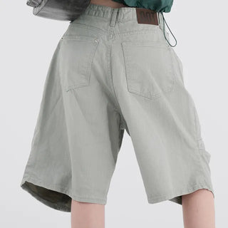 Erel Folded Balloon Fit Bermuda Pants
