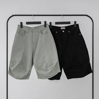 Erel Folded Balloon Fit Bermuda Pants