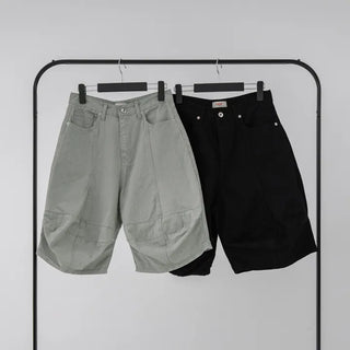 Erel Folded Balloon Fit Bermuda Pants