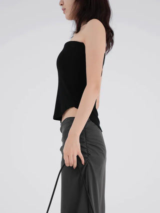 Rumin Ribbed Crop Tube Top