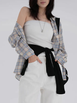 Rumin Ribbed Crop Tube Top