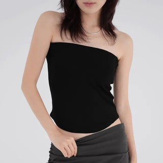 Rumin Ribbed Crop Tube Top