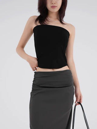 Rumin Ribbed Crop Tube Top