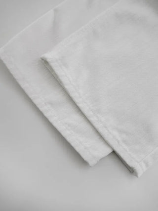 Earling white cotton pants