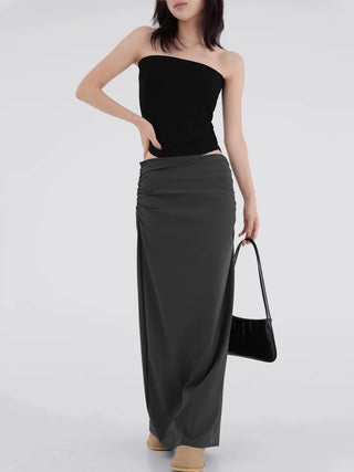 Namin Shirred Maxi Skirt