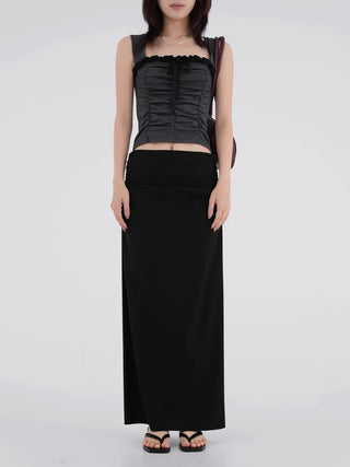 Namin Shirred Maxi Skirt