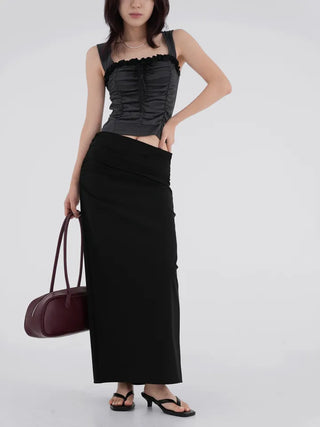 Namin Shirred Maxi Skirt