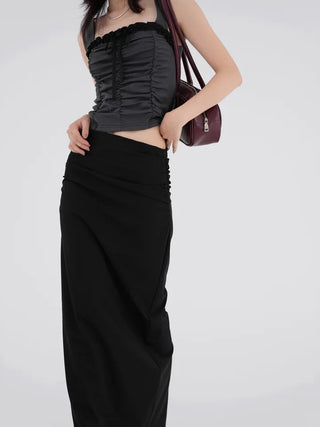 Namin Shirred Maxi Skirt