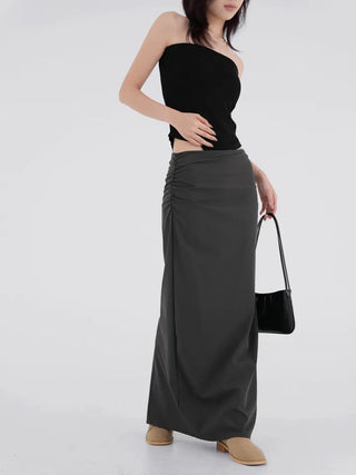 Namin Shirred Maxi Skirt