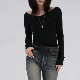 Baring Modal V-neck Tee