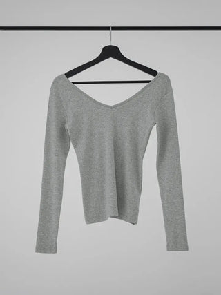 Baring Modal V-neck Tee