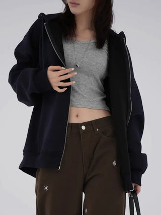 Babin V-neck Ribbed Long Sleeve