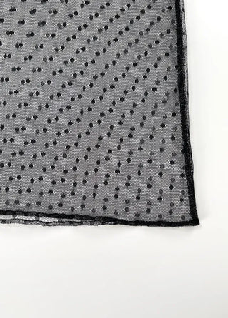 Puny See-through Dot Layered Dress