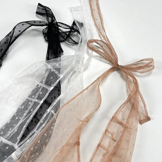 Puny See-through Dot Layered Dress