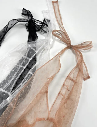 Puny See-through Dot Layered Dress