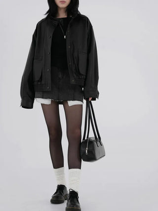 Mirabelle Inner Pocket Denim Mini Skirt