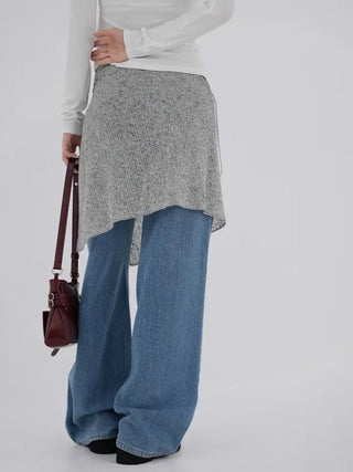Benvin Knit Wrap Skirt