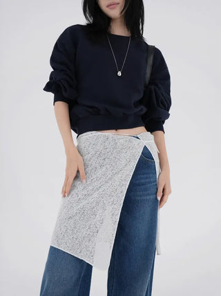 Benvin Knit Wrap Skirt