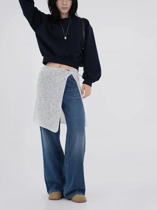 Benvin Knit Wrap Skirt
