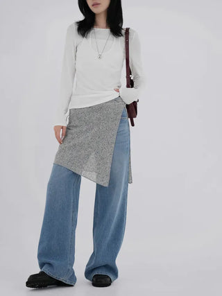 Benvin Knit Wrap Skirt