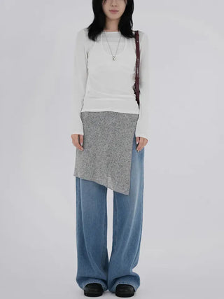 Benvin Knit Wrap Skirt