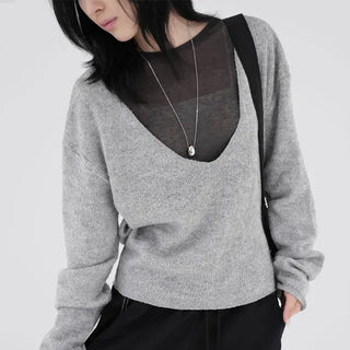 Raon Deep V-Neck Knit