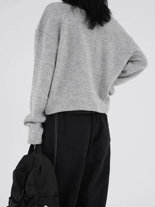 Raon Deep V-Neck Knit