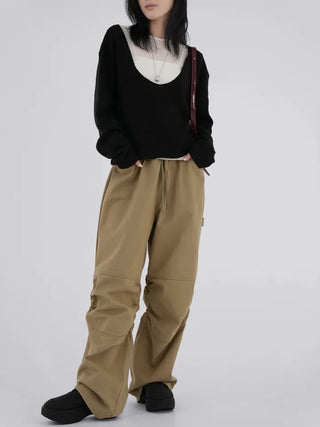 Raon Deep V-Neck Knit