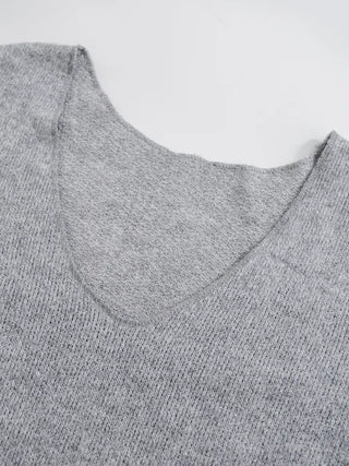 Raon Deep V-Neck Knit