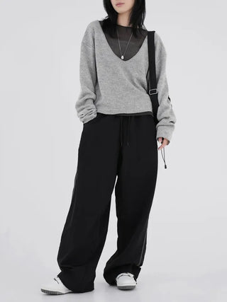 Raon Deep V-Neck Knit