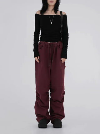 Ohi Off-shoulder Shirred Tee