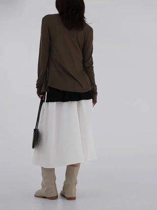 Senni Soft See-through Daily Summer/Autumn Transitional Cardigan