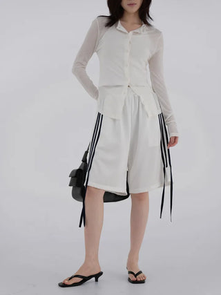 Senni Soft See-through Daily Summer/Autumn Transitional Cardigan