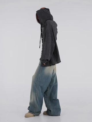Hado check hoodie