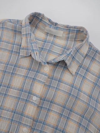 Pokin Loose Fit Check Shirt