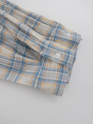 Pokin Loose Fit Check Shirt