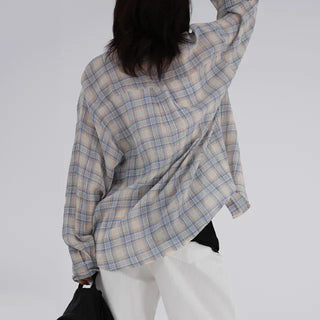 Pokin Loose Fit Check Shirt