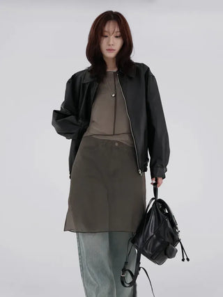 Dena Classic Leather Jacket