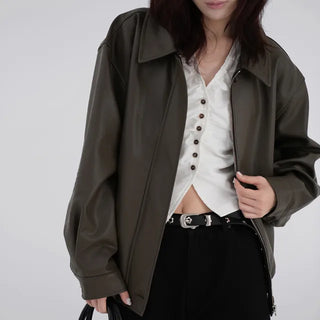 Dena Classic Leather Jacket