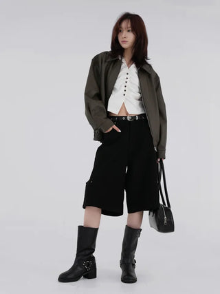 Dena Classic Leather Jacket