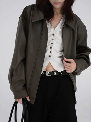 Dena Classic Leather Jacket