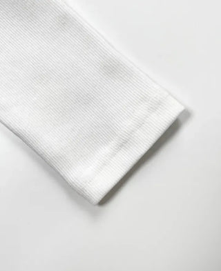 Silly Shoulder Cut Cropped Long Sleeve