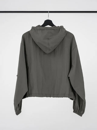 Nona Crop Hooded Windbreaker
