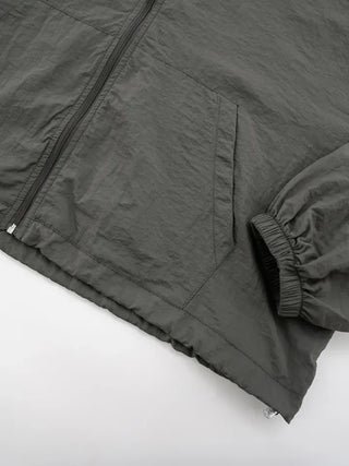 Nona Crop Hooded Windbreaker