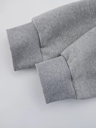 Leeho Two-Way Oversized Zip-Up Hoodie